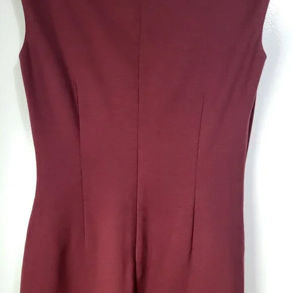 Boden Womens' SZ 6R Natalie Ponte Dress Cowl Neck Cap Sleeve Fitted Lined - Picture 7 of 16